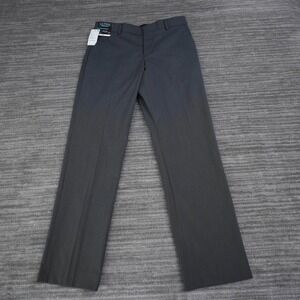 JF J.Ferrar Dress Pants Men Ultra Comfort Slim Fit Gray 32x34 (Fit 34x33.5) New